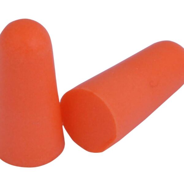  EA/UC/PLUGS-EP301 - Orange Soft Foam PU Earplugs (Box of 200) Thumbnail